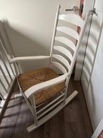 Witte Schommelstoel met Rietzitting, Ophalen