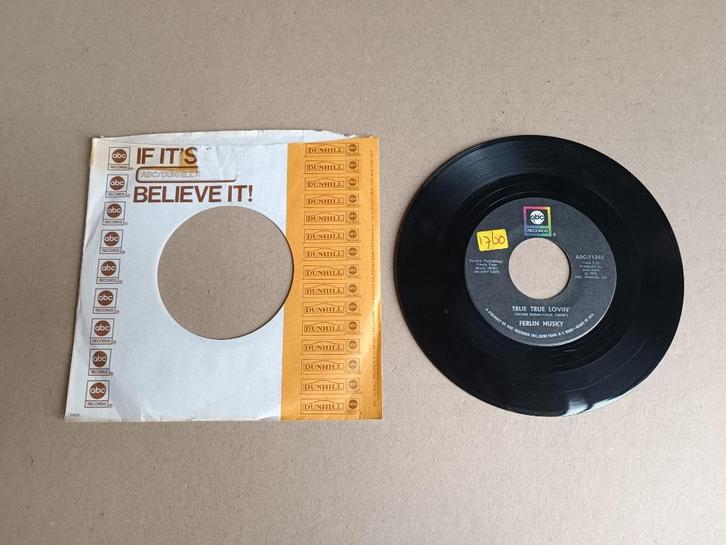 Single: Ferlin Husky - True True Lovin (1972)/ USA, Cd's en Dvd's, Vinyl Singles, Gebruikt, Pop, 7 inch, Verzenden