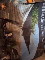 Zonnedoek schaduwdoek winddoek  3,60x,3,60x3,60, Ophalen of Verzenden, Zo goed als nieuw, Knikarmscherm