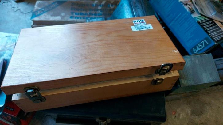 HBM spiebaansteekset model 2, Doe-het-zelf en Verbouw, Gereedschap | Handgereedschap, Nieuw, Ophalen
