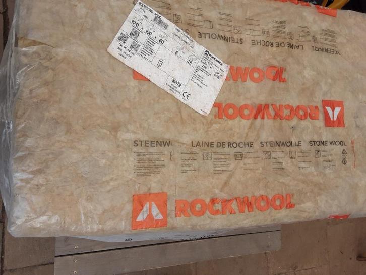 Rockwool isolatie, steenwol, Doe-het-zelf en Verbouw, Isolatie en Afdichting, Nieuw, Muurisolatie, Dakisolatie, Steenwol, 8 tot 12 cm