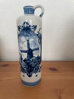 Delfts Blauwe Vaas met Molen, Antiek en Kunst, Ophalen of Verzenden