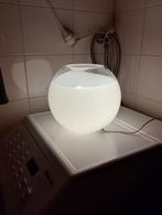 Vintage jaren 80 Ilu Design glazen tafellamp, Huis en Inrichting, Lampen | Tafellampen, Ophalen of Verzenden, Minder dan 50 cm