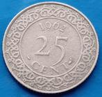 Suriname 25 cent - 1962, Postzegels en Munten, Munten | Nederland, Verzenden, Koningin Juliana, 25 cent, Losse munt