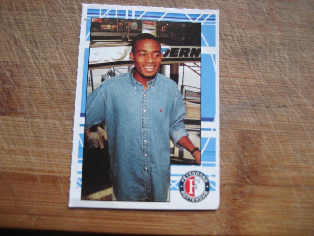 kalou voetbalplaatje feyenoord, Verzamelen, Ophalen of Verzenden, Zo goed als nieuw, Feyenoord, Poster, Plaatje of Sticker