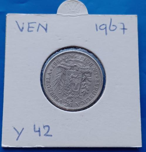 Venezuela 1 bolívar - 1967, Postzegels en Munten, Munten | Amerika, Losse munt, Zuid-Amerika, Verzenden