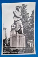 Ansichtkaart Amsterdam Standbeeld Rembrandt 1954, Ophalen of Verzenden, 1940 tot 1960, Gelopen, Noord-Holland