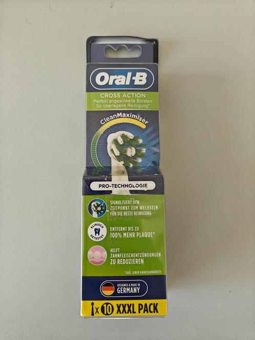 10 stuks Oral-B opzetborstels Cross Action, Sieraden, Tassen en Uiterlijk, Uiterlijk | Mondverzorging, Nieuw, Opzetborstel, Ophalen of Verzenden