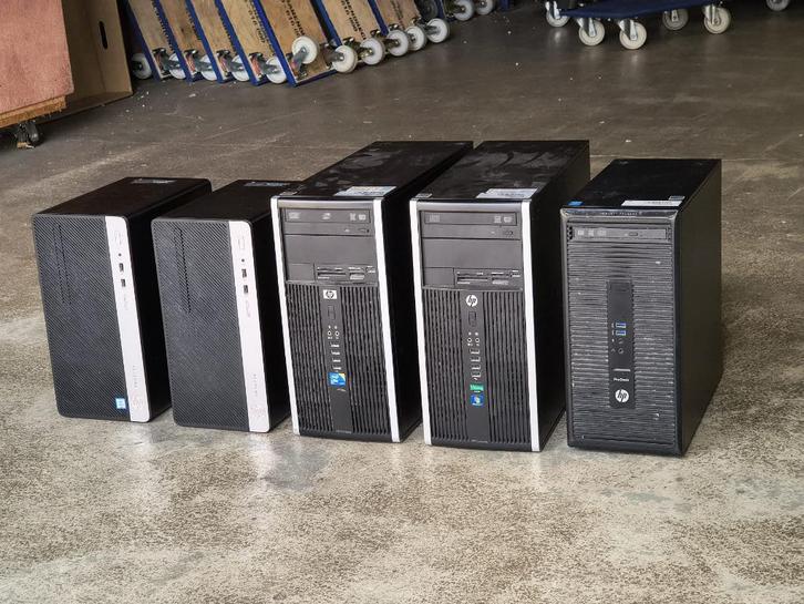 Partij PC's - € 150,- voor 5 of € 50,- per stuk, Computers en Software, Desktop Pc's, Gebruikt, Ophalen