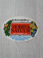 sticker tentoonstelling HOBBY & NATUUR 16 en 17 Dec 1978, Ophalen of Verzenden, Zo goed als nieuw, Dier en Natuur