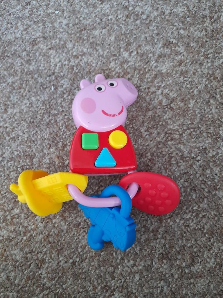 Peppa big sleutels en vormenstoof, Kinderen en Baby's, Speelgoed | Babyspeelgoed, Ophalen, Overige typen