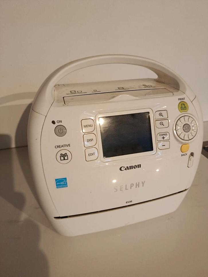 Canon Selphy ES30 Fotoprinter, Computers en Software, Printers, Gebruikt, Fotoprinter, Thermo-printer, Kleur printen, PictBridge