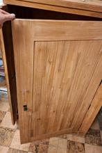 Massief houten (computer)kast, Gebruikt, 70 tot 120 cm, 120 tot 170 cm, Ophalen of Verzenden