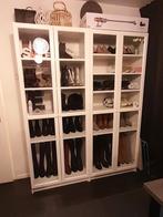 Billy boekenkasten met vitrinedeuren, Huis en Inrichting, Kasten | Kledingkasten, 200 cm of meer, Zo goed als nieuw, 25 tot 50 cm