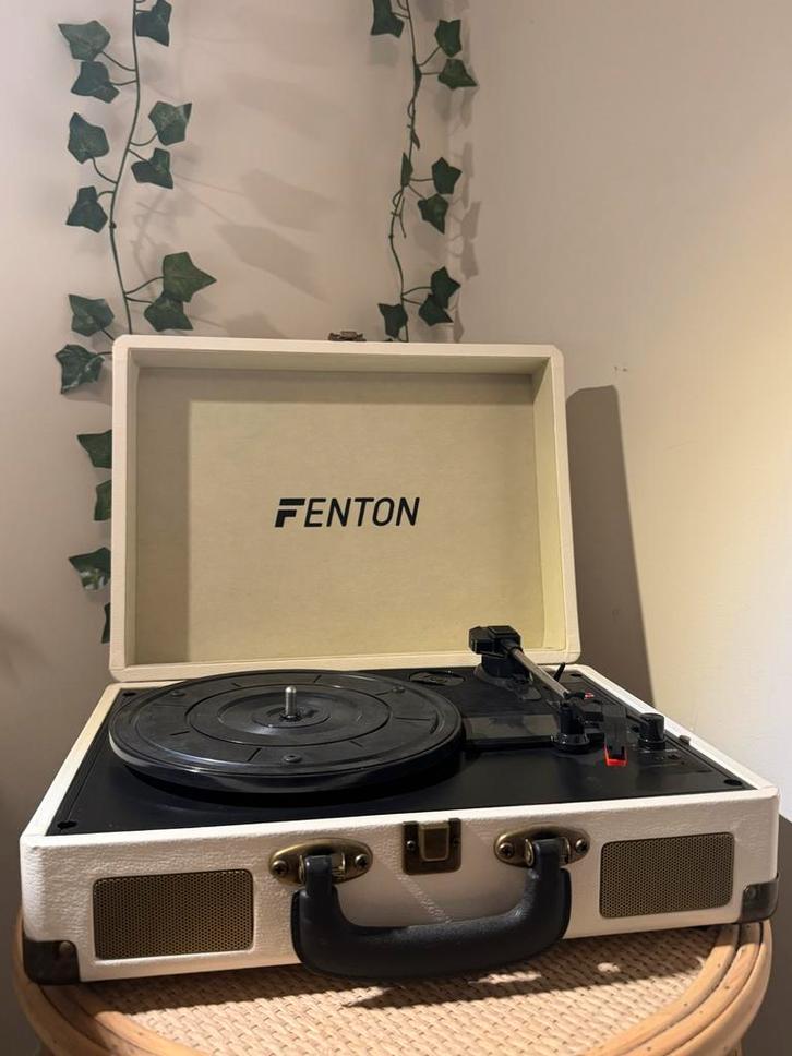 Fenton Platenspeler met Bluetooth & USB + voedingskabel, Audio, Tv en Foto, Platenspelers, Nieuw, Platenspeler, Overige merken