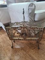 Brocante smeedijzeren lektuurmand, Ophalen
