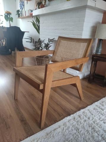 Hout Rattan Fauteuil 
