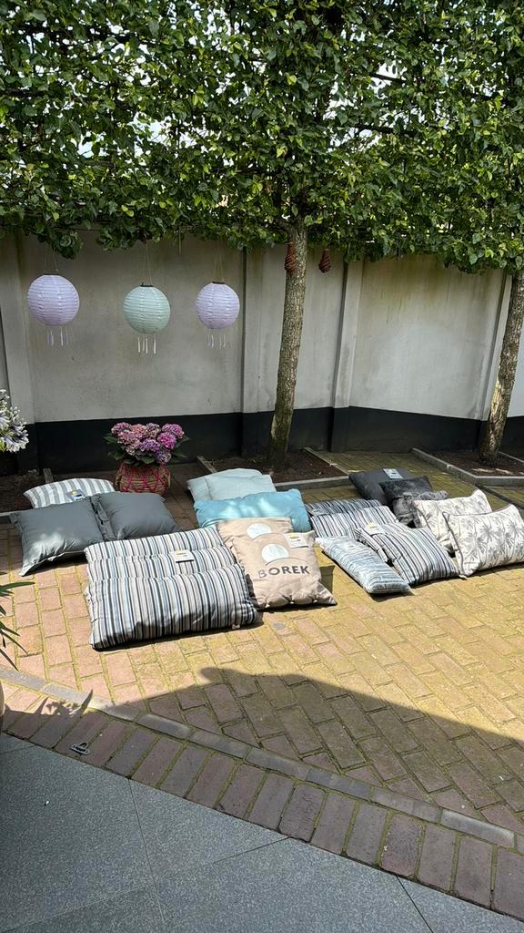 Borek tuinkussens lounge kussens, Tuin en Terras, Tuinmeubel-accessoires, Zo goed als nieuw, Ophalen