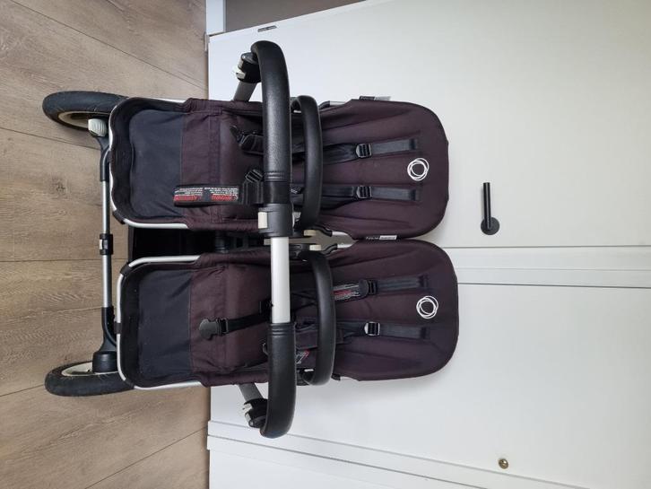 Bugaboo tweelingkinderwagen, Kinderen en Baby's, Kinderwagens en Combinaties, Zo goed als nieuw, Kinderwagen, Bugaboo, Duowagen
