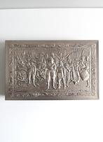 Oud hollandse tabaksdoos met metalen deksel, 'Rembrandt', Ophalen of Verzenden, Gebruikt, Tabaksdoos of Verpakking
