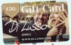 €50 Di Lusso Gift Card, Tickets en Kaartjes, Eén persoon, Cadeaubon, Warenhuis- of Winkelbon