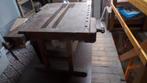 handenarbeidtafel of werkbank, Doe-het-zelf en Verbouw, Werkbanken, Ophalen, Gebruikt, 120 tot 170 cm, Bankschroef