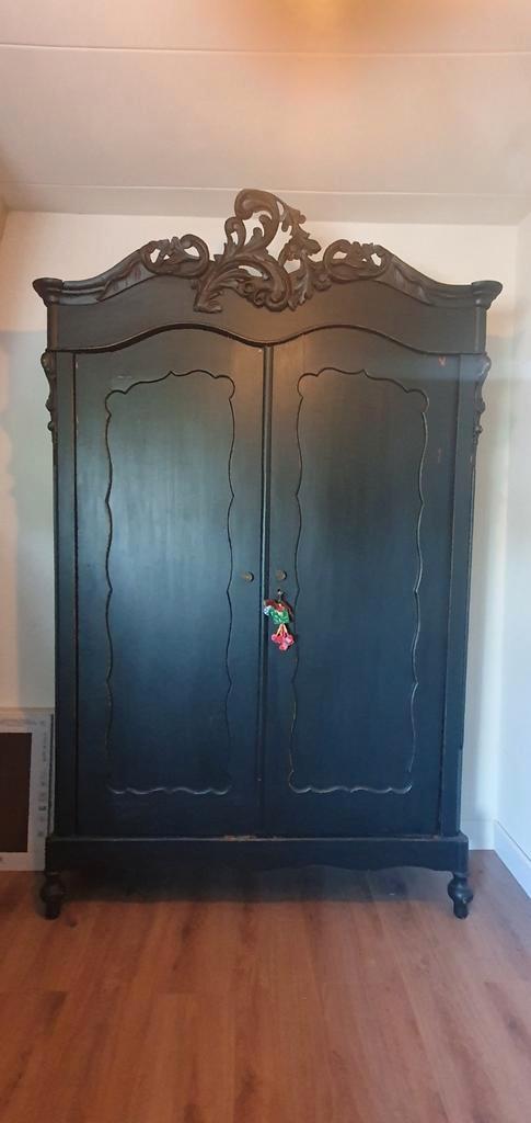 Grote Biedermeier Kuifkast, demontabel, Antiek en Kunst, Antiek | Meubels | Kasten, Ophalen