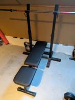 CORENGTH Halterbank inklapbaar verstelbaar, met gewichten!, Ophalen, Zo goed als nieuw, Krachtstation