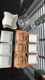 Diverse tapas setjes, Ophalen, Overige stijlen, Glas, Schaal of Schalen