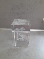 Gelaserd glas olifanten NIEUW, Ophalen of Verzenden, Nieuw