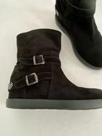 i620 Twinset maat 41 lage laarzen boots laarsjes zwart leer, Kleding | Dames, Schoenen, Twinset, Zwart, Ophalen of Verzenden, Zo goed als nieuw