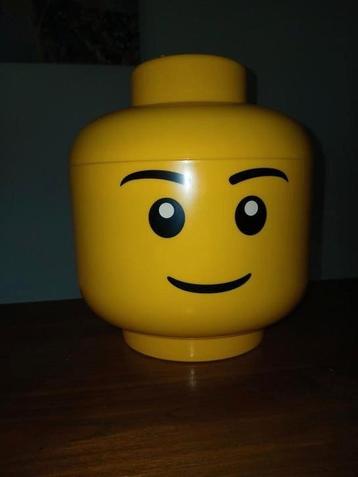Lego original groot hoofd opbergbak helemaal gaaf beschikbaar voor biedingen