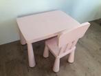 Ikea Mammut roze tafel & stoel, Ophalen, Gebruikt, Tafel(s) en Stoel(en)