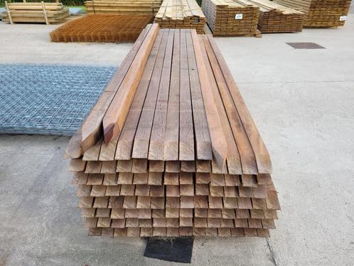 Hardhouten palen, Doe-het-zelf en Verbouw, Hout en Planken, Nieuw, Balk, Overige houtsoorten, 300 cm of meer, 50 mm of meer, Ophalen