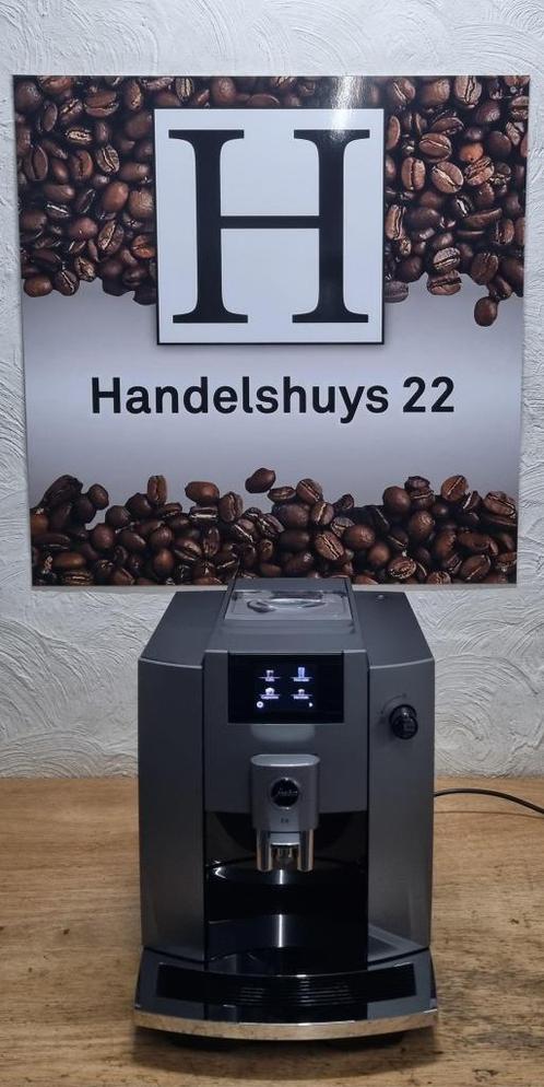 Jura E6 EC Dark Inox MET GARANTIE EN SERVICEBEURT, Witgoed en Apparatuur, Koffiezetapparaten, Zo goed als nieuw, Gemalen koffie
