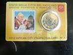 50 cent en postzegel 2013 Vaticaan in coincard  no 4, Setje, Ophalen of Verzenden, 50 cent, Vaticaanstad