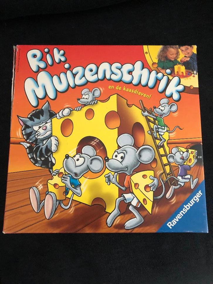 Rik Muizenschrik spel, Hobby en Vrije tijd, Gezelschapsspellen | Overige, Gebruikt, Drie of vier spelers, Ophalen of Verzenden