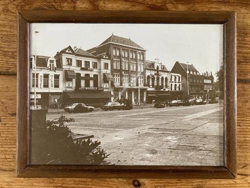 Foto ingelijst Markt in Eindhoven anno 1979, Verzamelen, Foto's en Prenten, Gebruikt, Foto, Overige onderwerpen, 1960 tot 1980