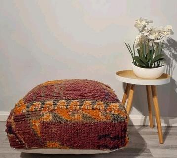 Vintage berber poef,marokkaanse zitkussen incl.verzending beschikbaar voor biedingen