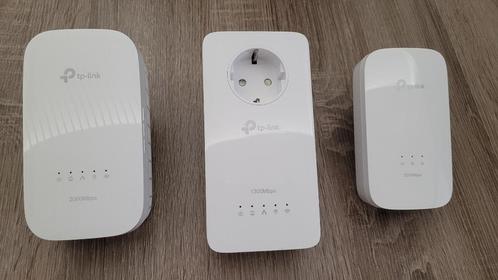 TP Link powerline WiFi set van 3 (WPA9610,WPA8630P & PA9020), Computers en Software, Powerlines, Zo goed als nieuw, Ophalen of Verzenden
