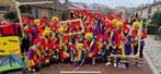 Kleurrijke carnavalskleding loopgroep 39 pers, Carnaval, Zo goed als nieuw, Kleding, Ophalen