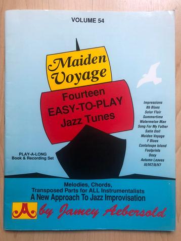 Maiden Voyage 14 Easy-to-play Jazz Tunes - Jamey Aebersold beschikbaar voor biedingen