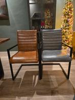 Gratis af te halen eetkamer stoelen, Huis en Inrichting, Stoelen, Ophalen, Gebruikt, Bruin, Vijf, Zes of meer stoelen