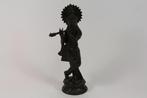 Bronzen beeld Khrisna, Ophalen of Verzenden