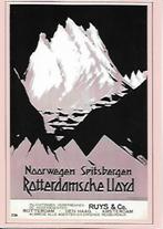 Rotterdamsche Lloyd naar Noorwegen en Spitsbergen, Ophalen of Verzenden, Nieuw, Motorboot, Kaart, Foto of Prent