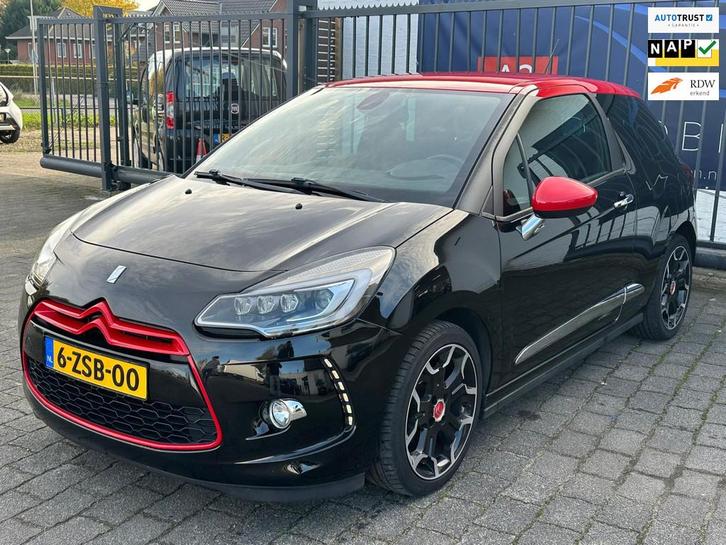 Citroen DS3 1.2 PureTech So Red / AIRCO / CRUISE CONTROL / N, Auto's, Citroën, Bedrijf, Te koop, DS3, ABS, Achteruitrijcamera