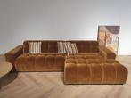 Showroom bank met divan te koop, Huis en Inrichting, Ophalen, Nieuw, Stof, Modern trendy