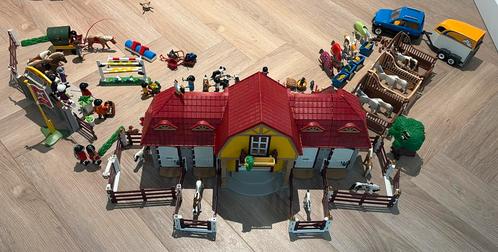 7 sets paarden playmobil | ranch | trailer | wedstrijdset, Kinderen en Baby's, Speelgoed | Playmobil, Zo goed als nieuw, Complete set