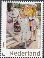 Nederland- Persoonlijke Goud- Media- TV- Pippi Langkous- P, Ophalen of Verzenden, Na 1940, Postfris