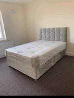 Premium Divanbed – Verkrijgbaar in 90x200, 140x200, 160x200, Verzenden, Nieuw, Tweepersoons, Wit